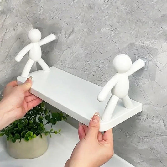 Estante de baño organizador adhesivo (combo 2x1)