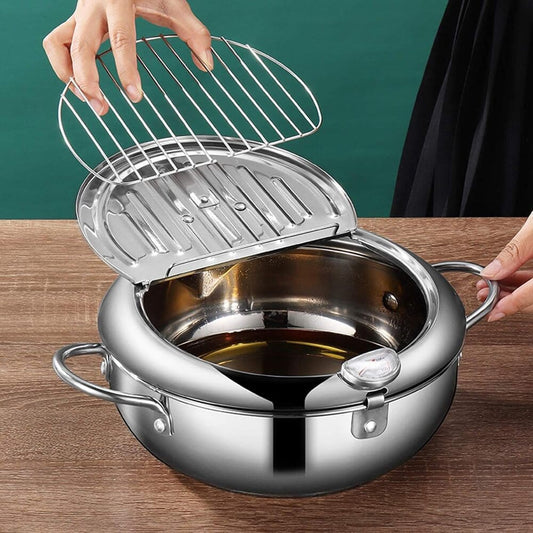 Olla para freír con control de temperatura
