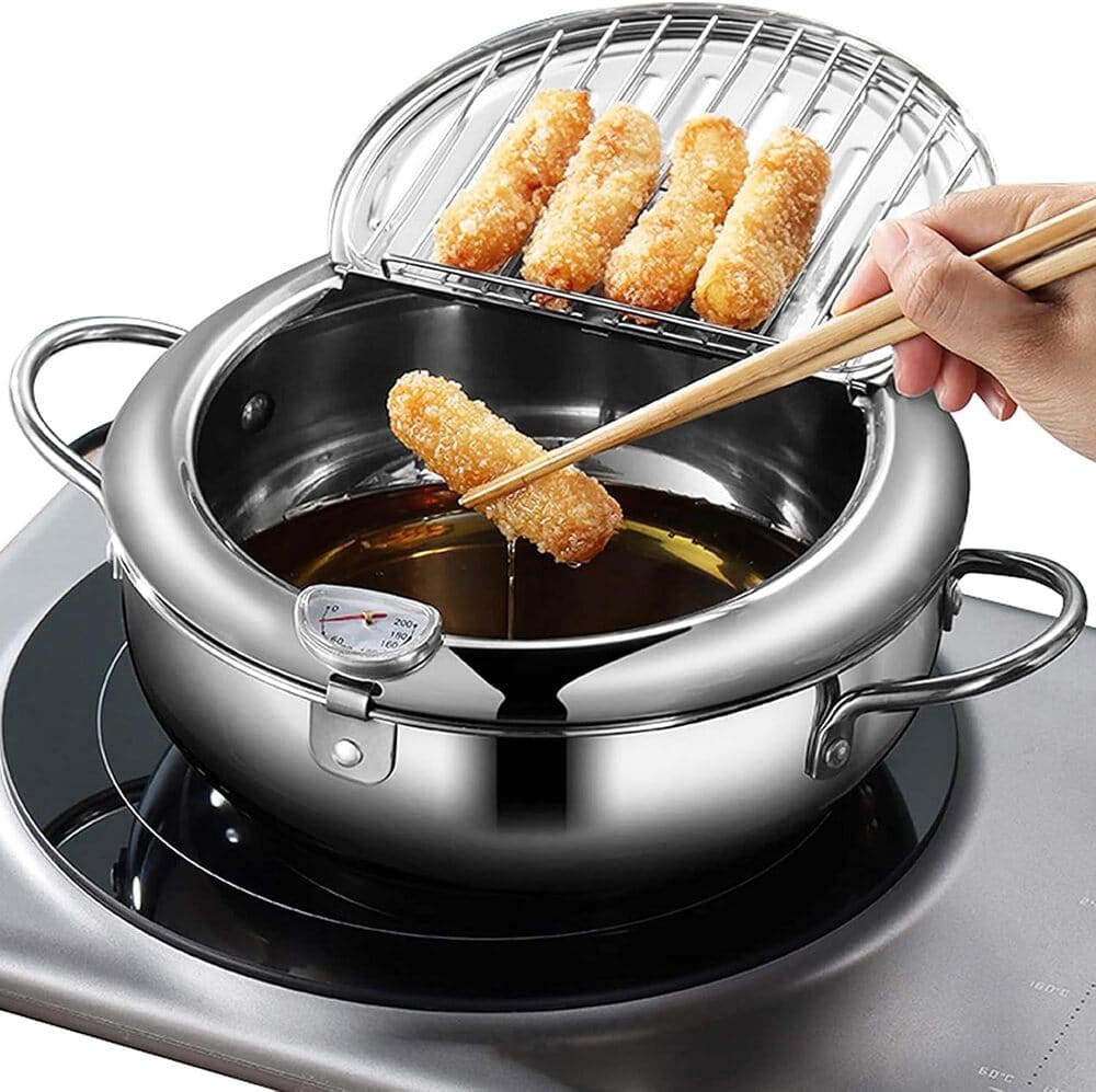 Olla para freír con control de temperatura