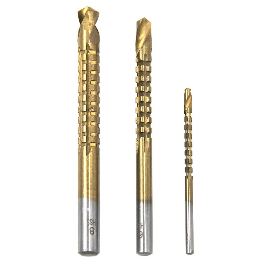 Set de 6 brocas escalonadas de titanio